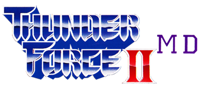 Thunder Force II logo for Sega Mega Drive